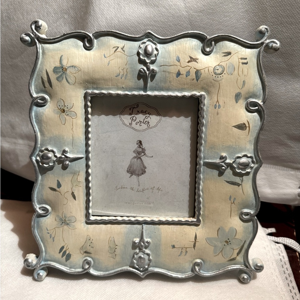 Two Beautiful hand painted photo frame by Tracy Porter.
